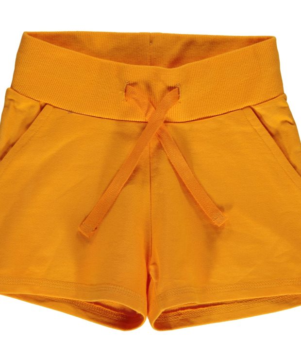 Shorts Basic Orange. kurze Hose Basic mit Tasche kuerzer