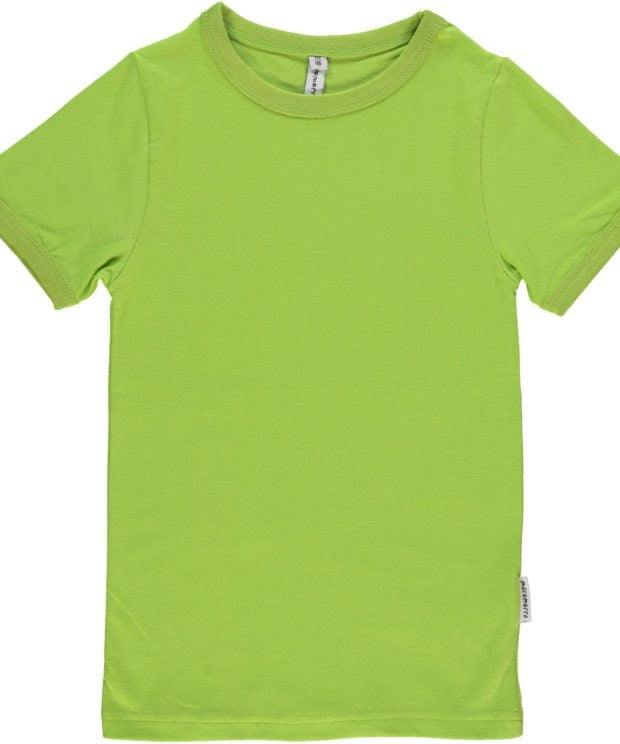 Top SS Slim Bright Green. T-Shirt kurze Aermel Slim