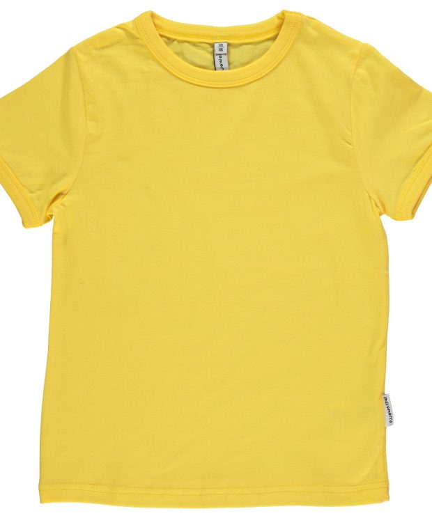 Top SS Slim Yellow. T-Shirt kurze Aermel Slim