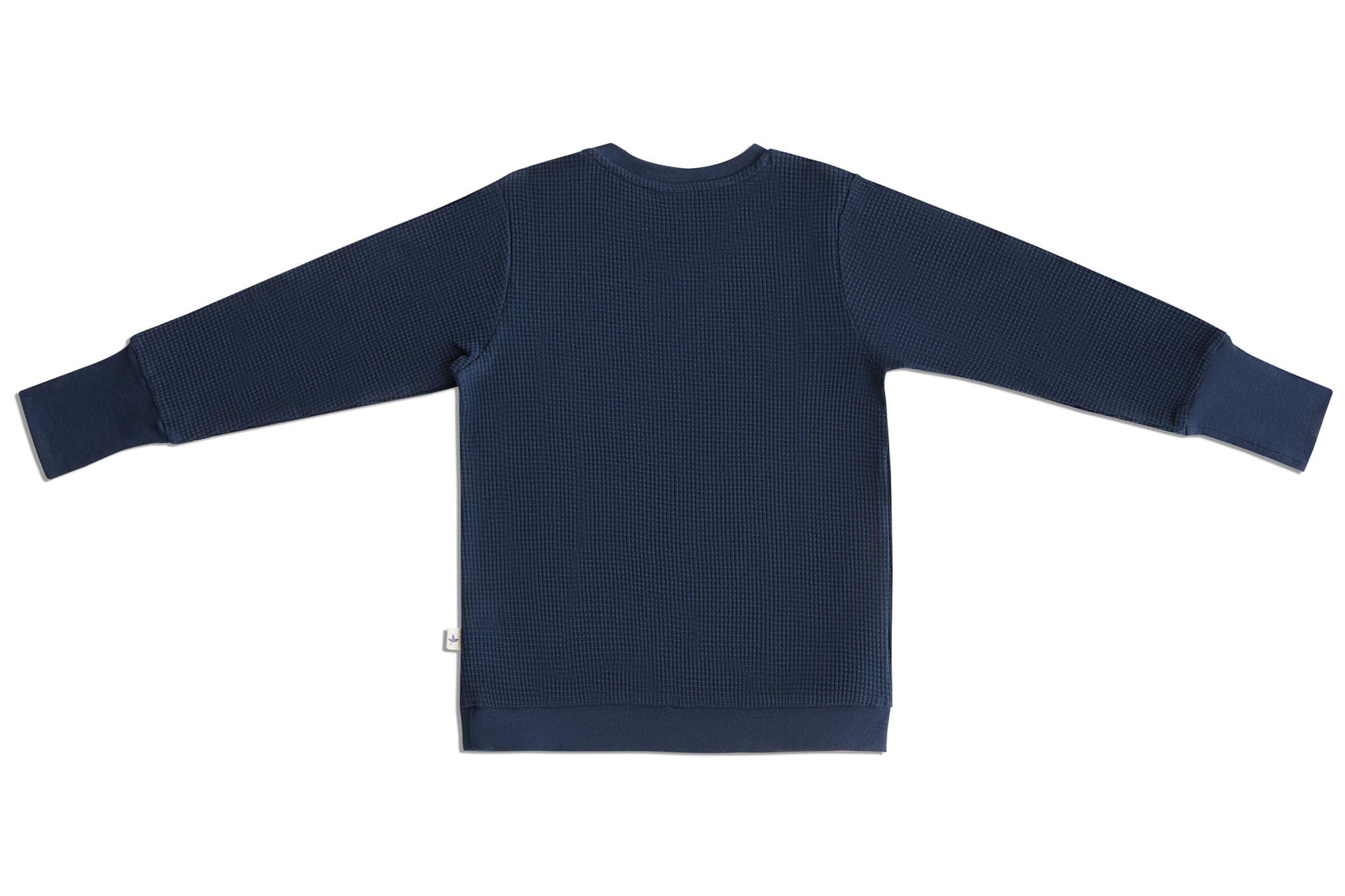 Leela Cotton - Waffel Sweatshirt indigo