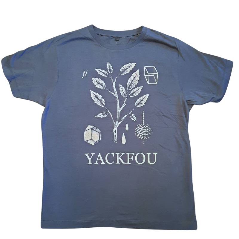 YackFou - Herren T-Shirt Malamarama denim blue