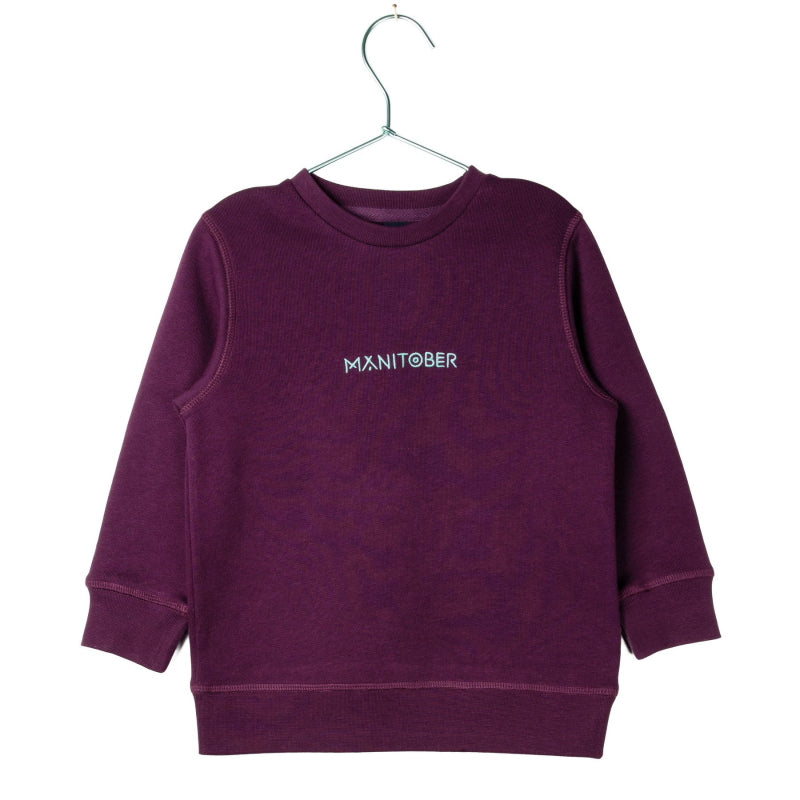Manitober - Basic Sweatshirt burgundy