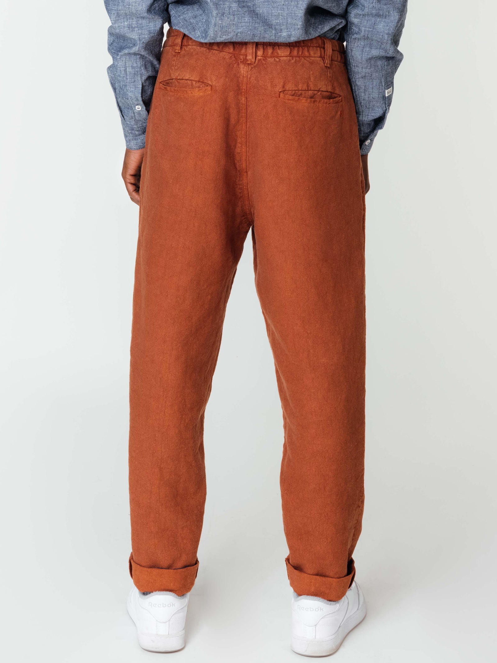 Ma Hempwear - Roman Tapered Pants dark rust