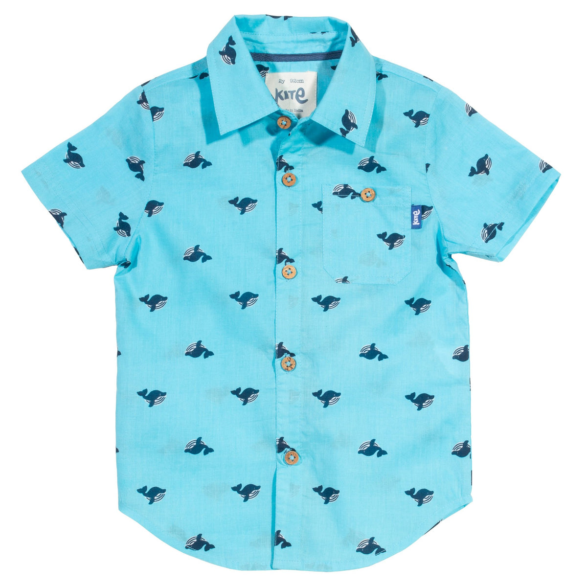 Kite - Sommerhemd Wonder Whale Hemd